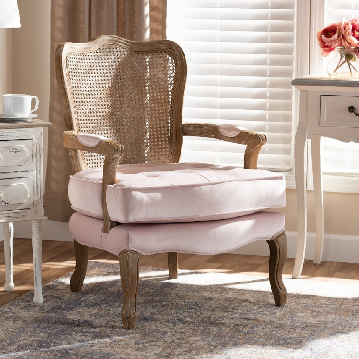 Modern European furniture - Velvet Seat Accent Chair - www.oroa.com
