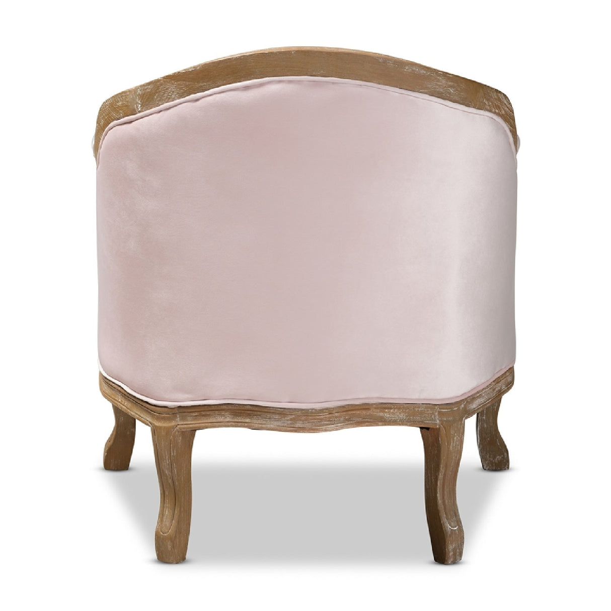 Modern European furniture - Tufted Pink Velvet Accent Chair - www.oroa.com