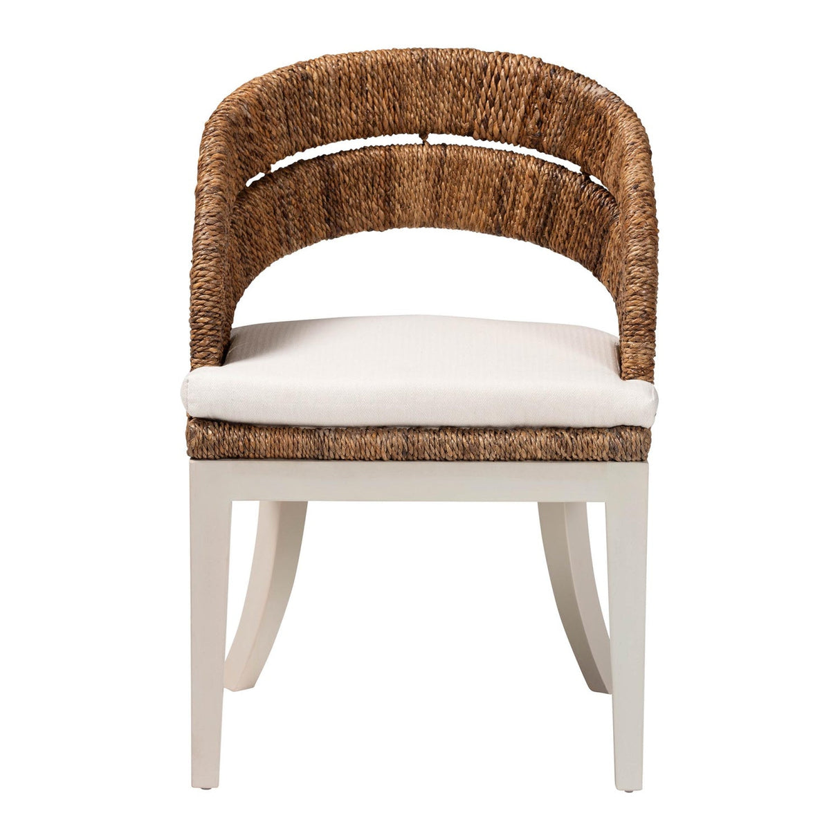 Modern European furniture - Seagrass Padded Dining Chair - www.oroa.com
