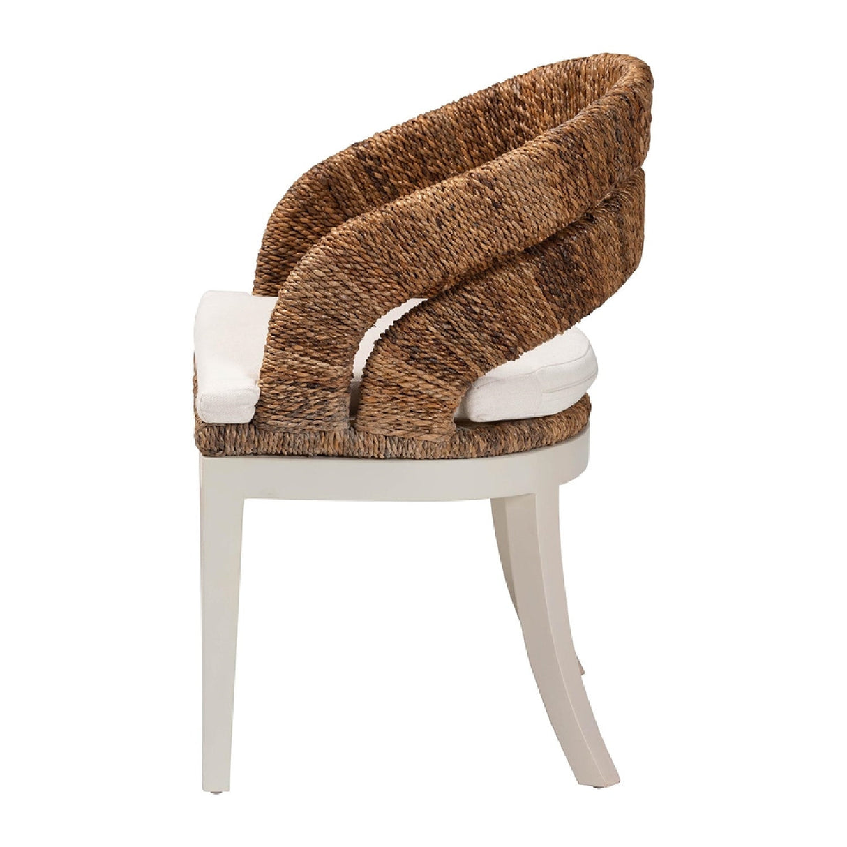 Modern European furniture - Seagrass Padded Dining Chair - www.oroa.com
