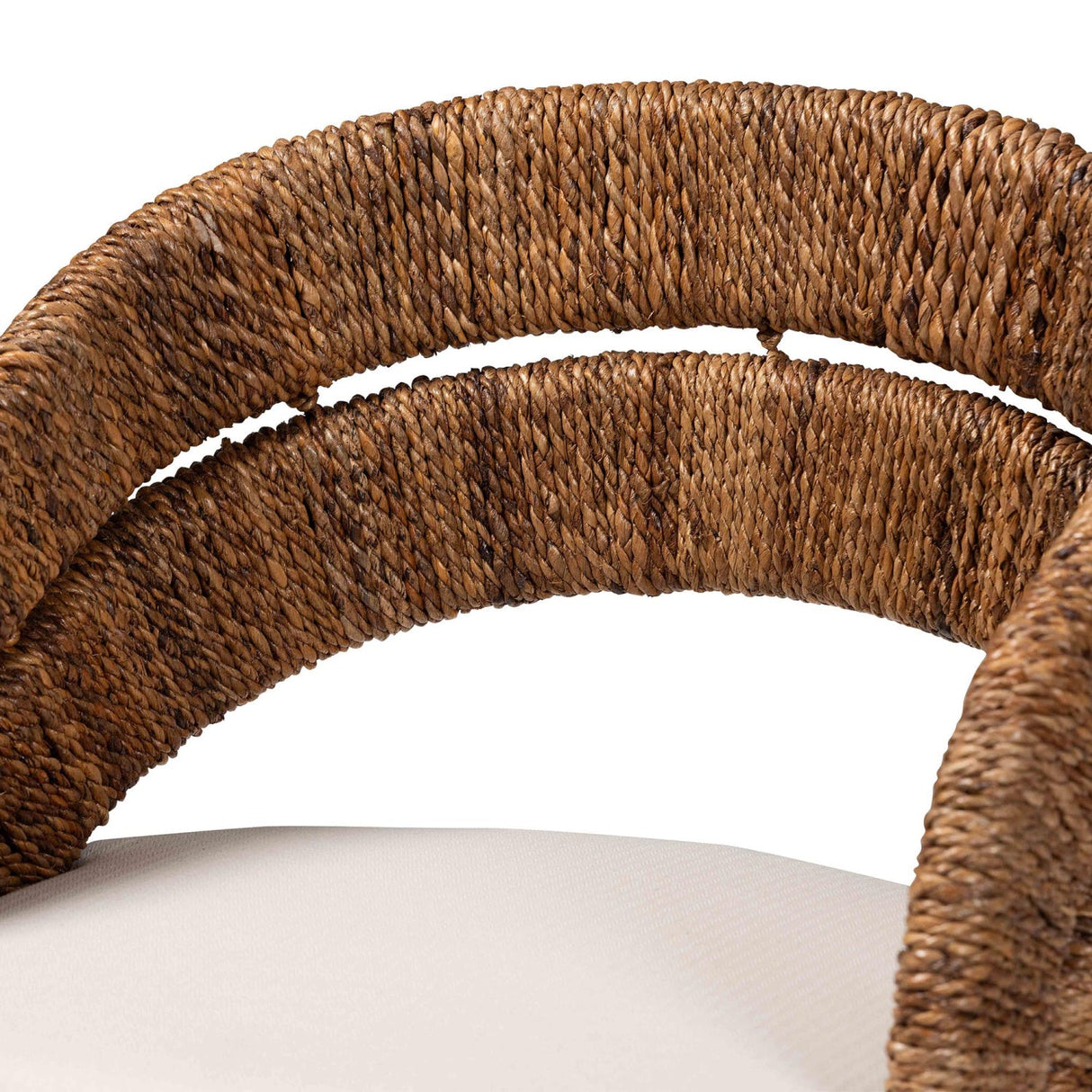 Modern European furniture - Seagrass Padded Dining Chair - www.oroa.com
