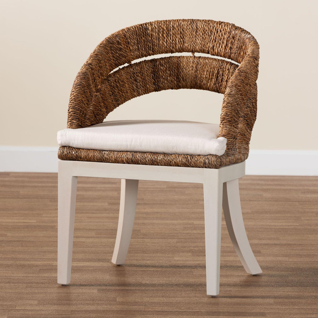 Modern European furniture - Seagrass Padded Dining Chair - www.oroa.com