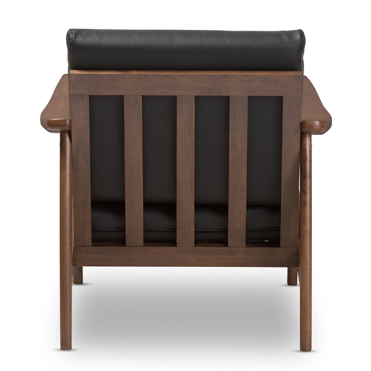 Modern European furniture - Walnut Framed Lounge Chair - www.oroa.com