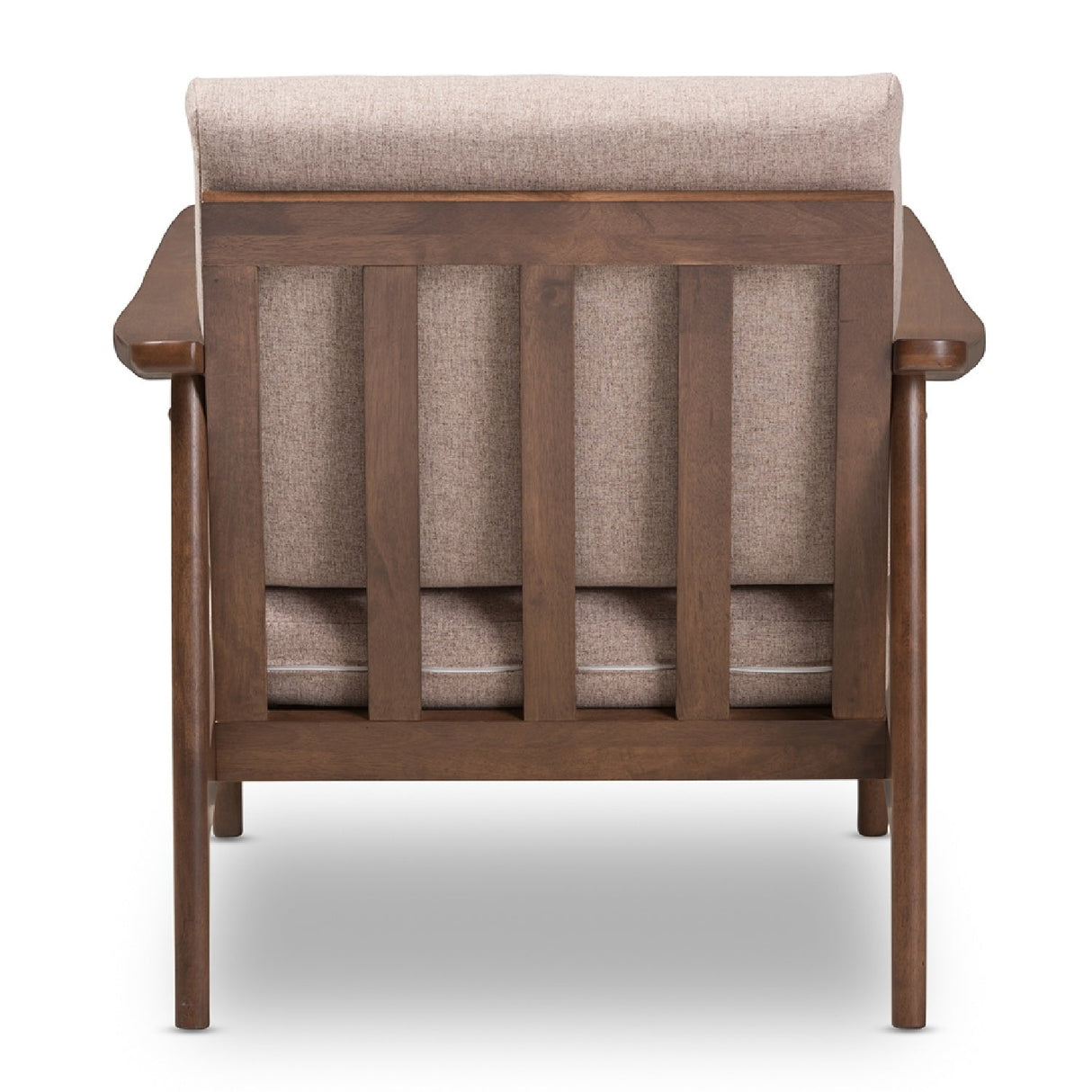 Modern European furniture - Walnut Framed Lounge Chair - www.oroa.com