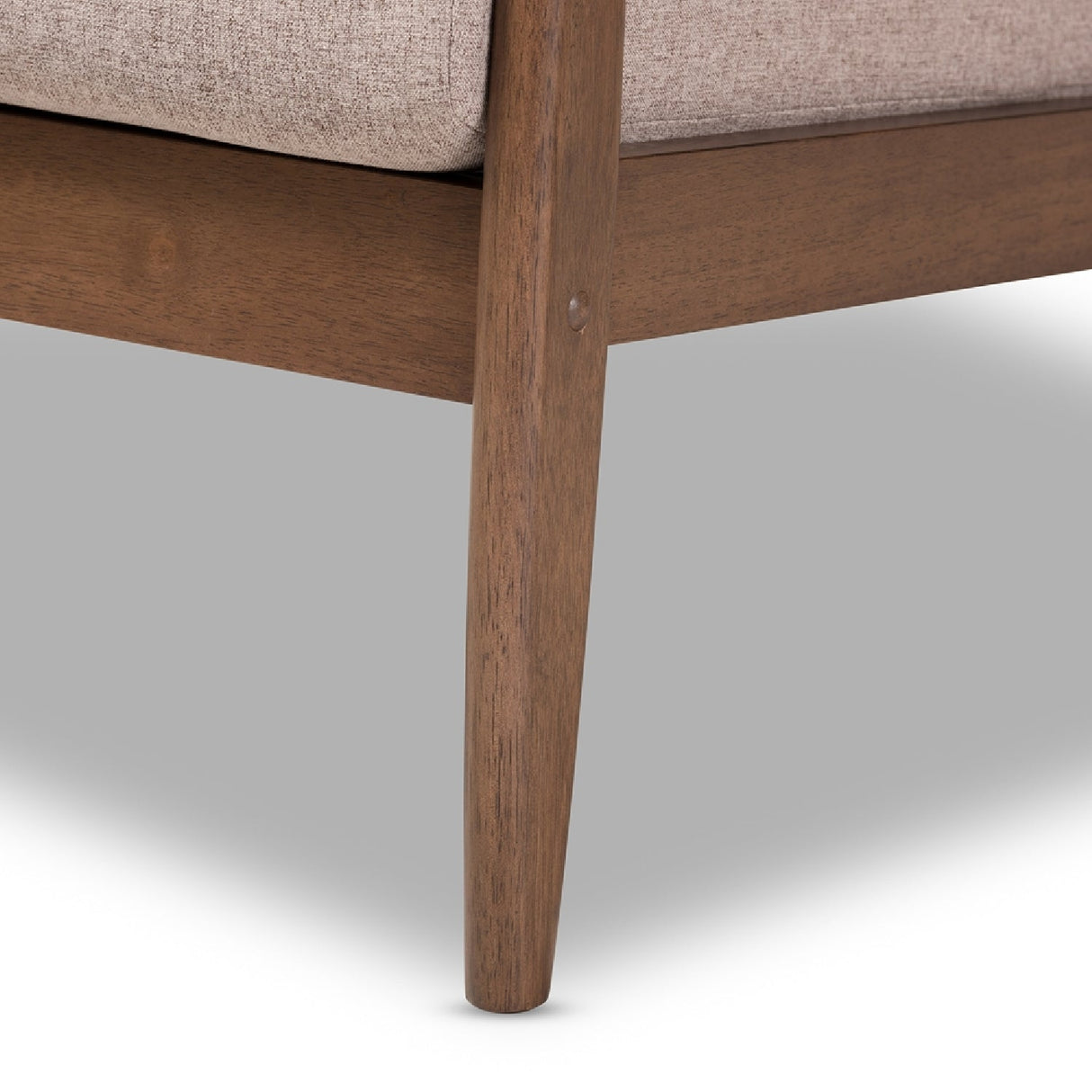 Modern European furniture - Walnut Framed Lounge Chair - www.oroa.com