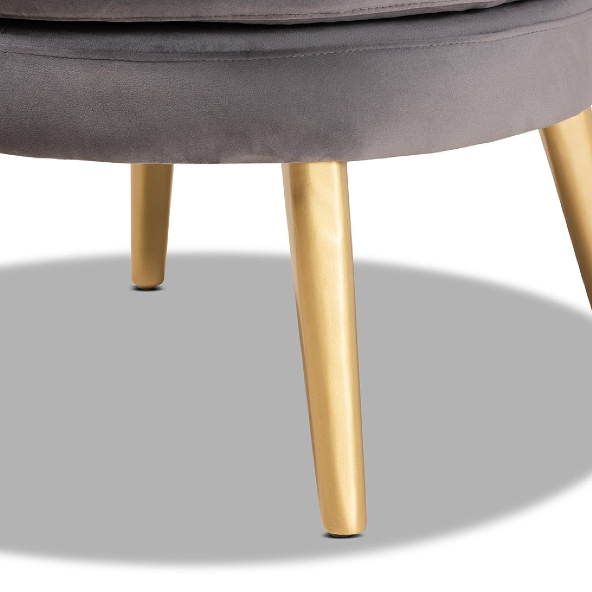 Modern European furniture - Round Velvet Accent Chair - www.oroa.com