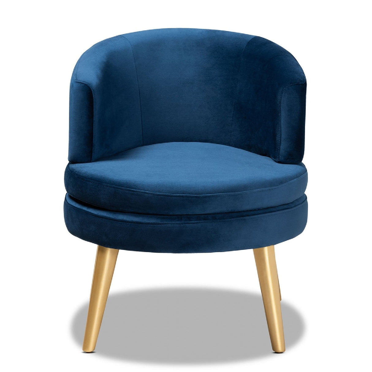 Modern European furniture - Round Velvet Accent Chair - www.oroa.com