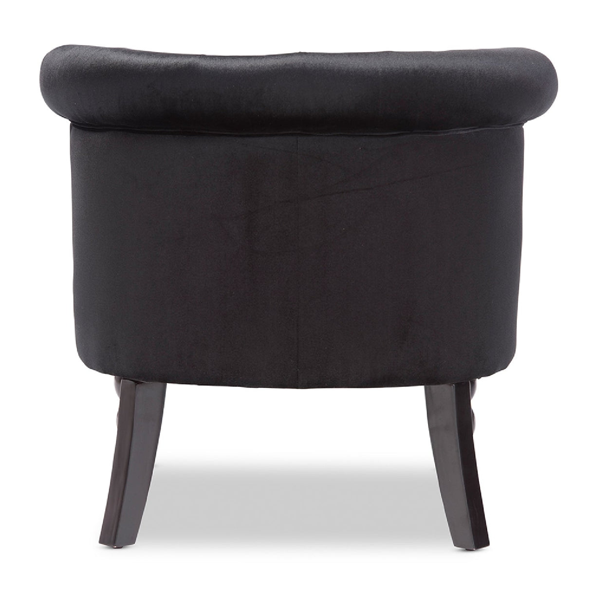 Modern European furniture - Black Velvet Vanity Accent Chair - www.oroa.com | Oroa.com