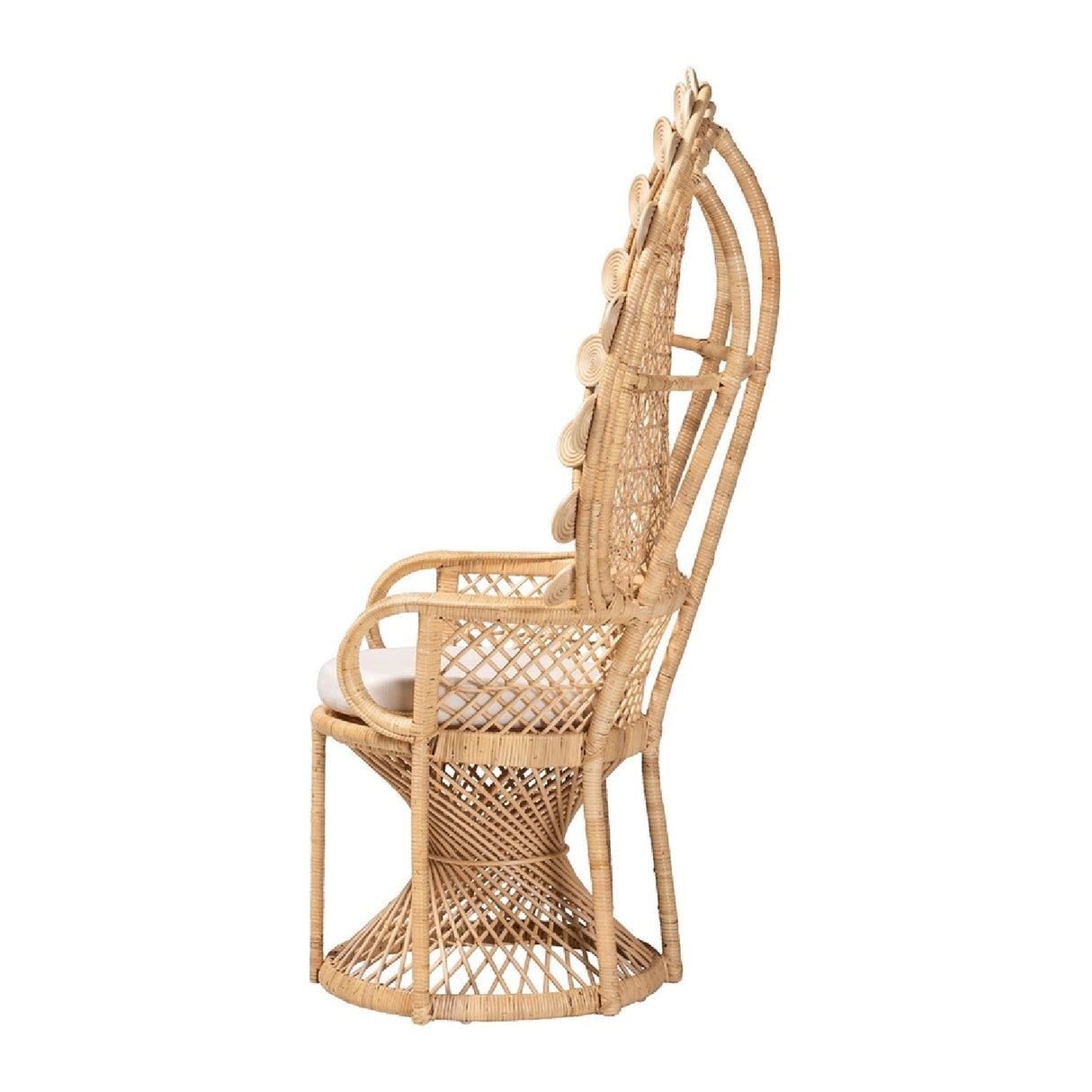 Modern European furniture - Modern Boho Peacock Accent Chair - www.oroa.com