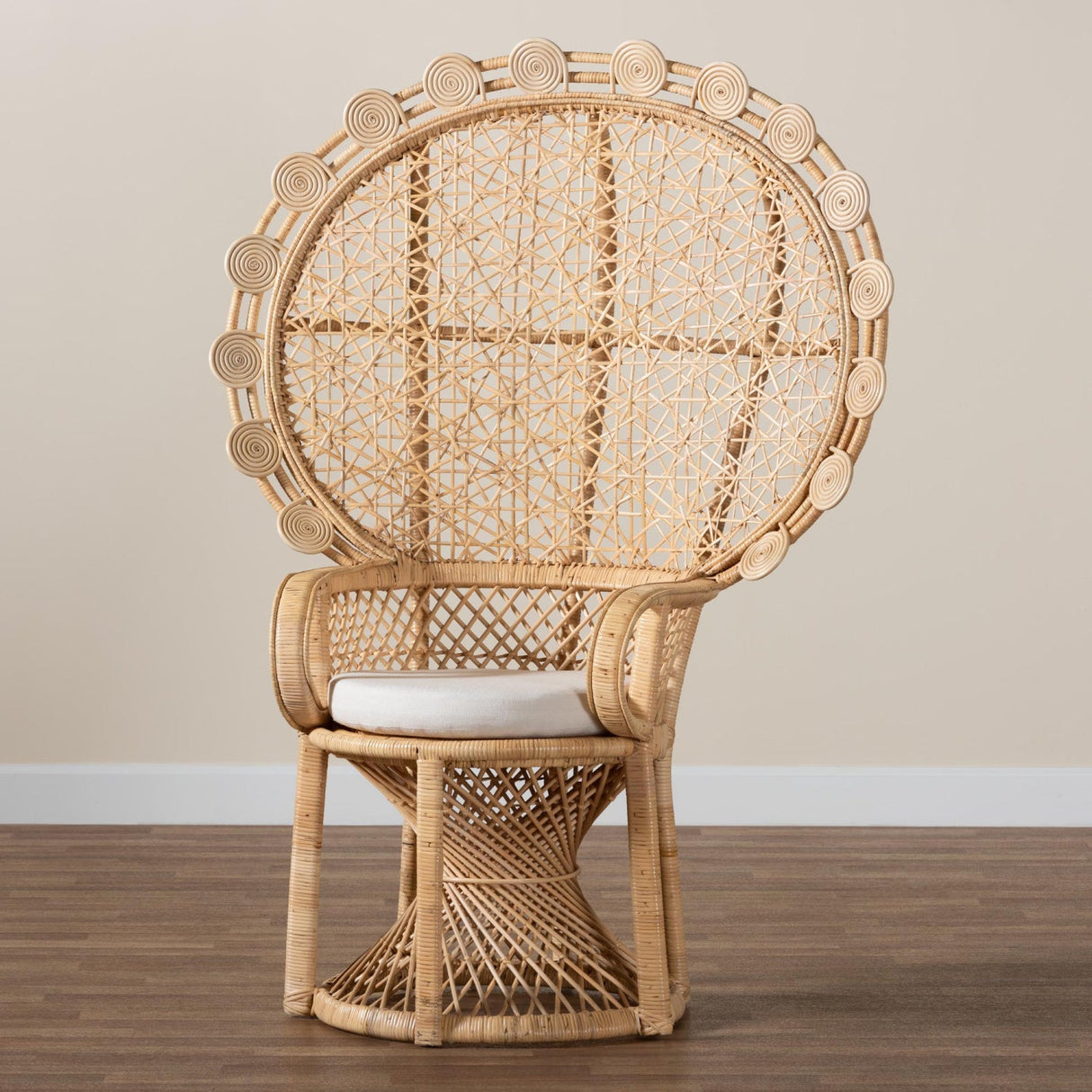 Modern European furniture - Modern Boho Peacock Accent Chair - www.oroa.com