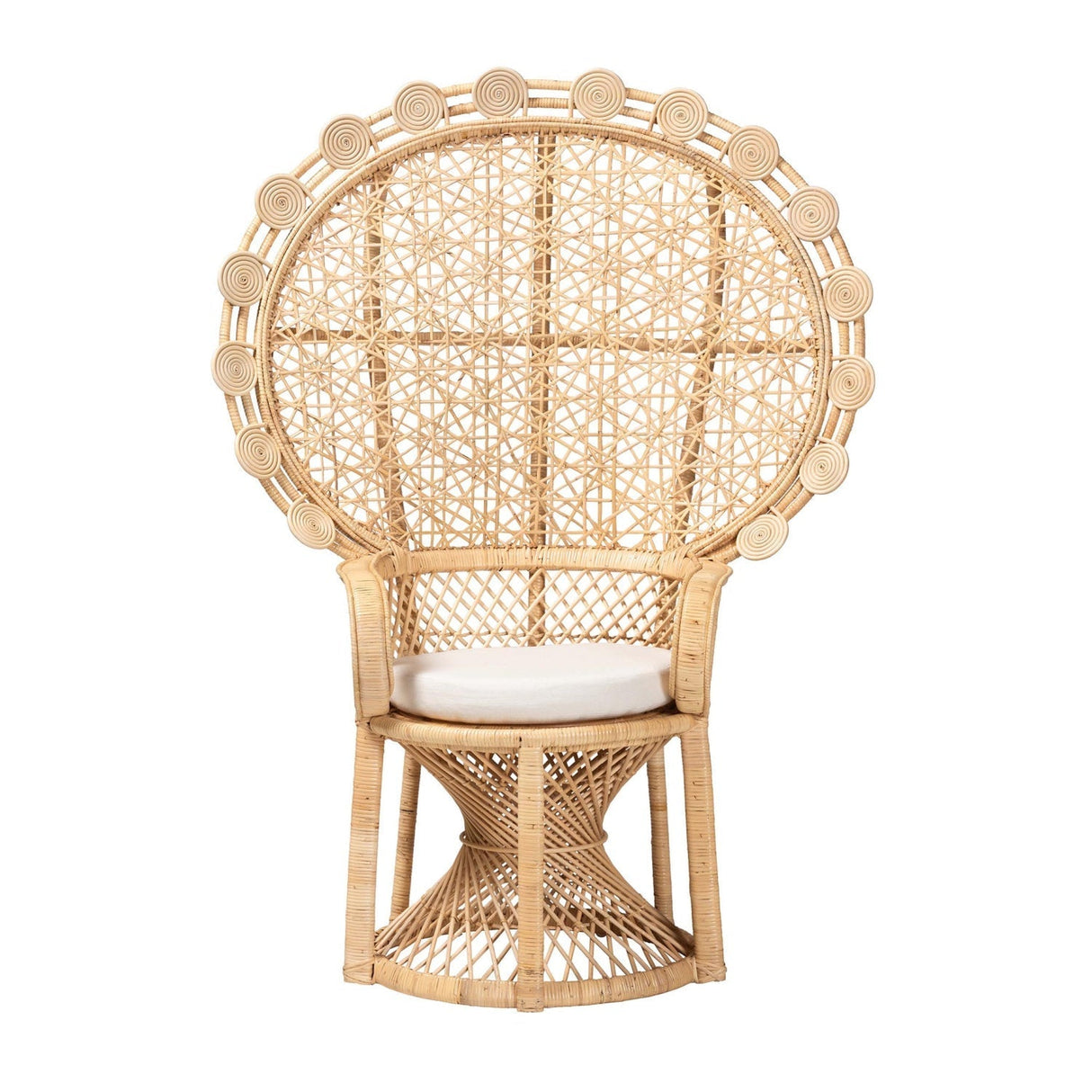 Modern European furniture - Modern Boho Peacock Accent Chair - www.oroa.com