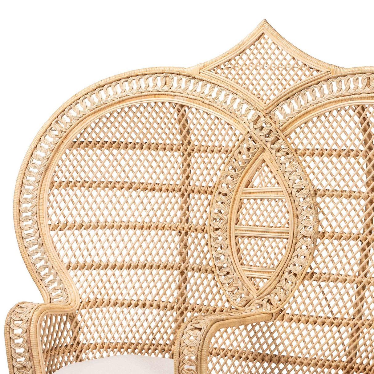 Modern European furniture - 2 Seater Rattan Peacock Chair - www.oroa.com