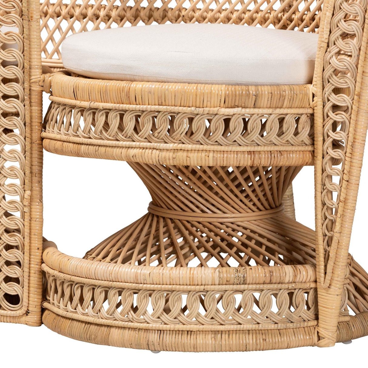 Modern European furniture - 2 Seater Rattan Peacock Chair - www.oroa.com
