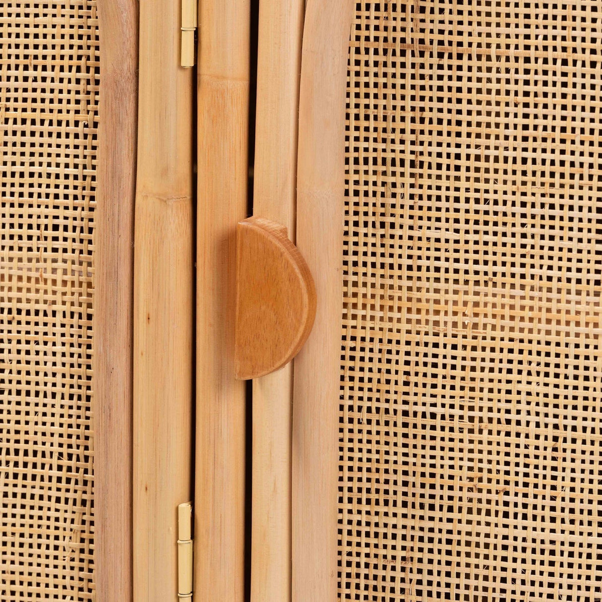 Modern European furniture - Handcrafted Rattan 3 Door Cabinet - www.oroa.com