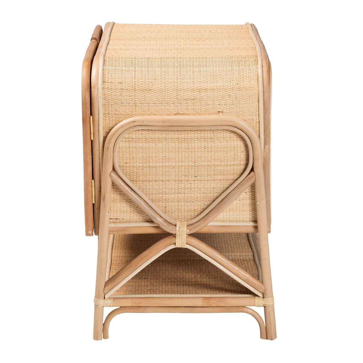 Modern European furniture - Curled Rattan Pole Cabinet - www.oroa.com