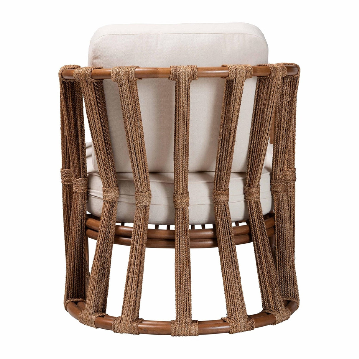 Modern European furniture - Woven Seagrass Accent Chair - www.oroa.com