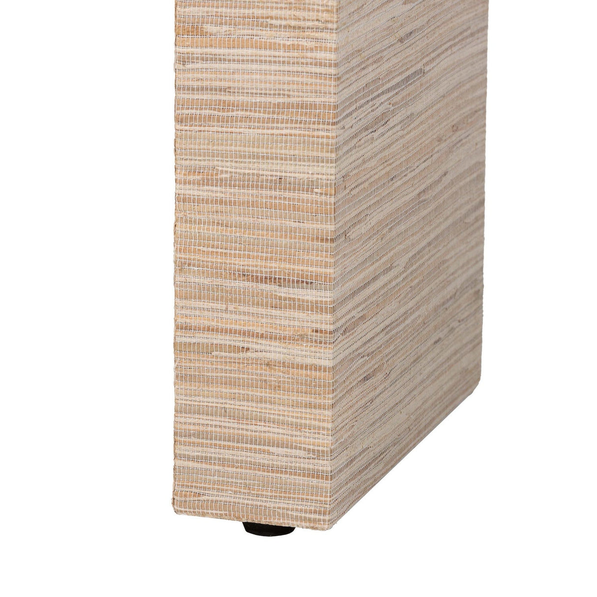 Woven Grasscloth Console Table | Bali Loom Yarelie | Oroa.com