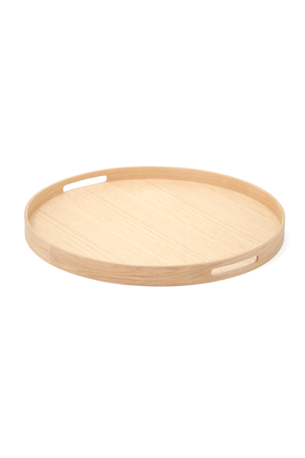 Wooden Round Tray | Wireworks Busboy 450 | Oroa.com