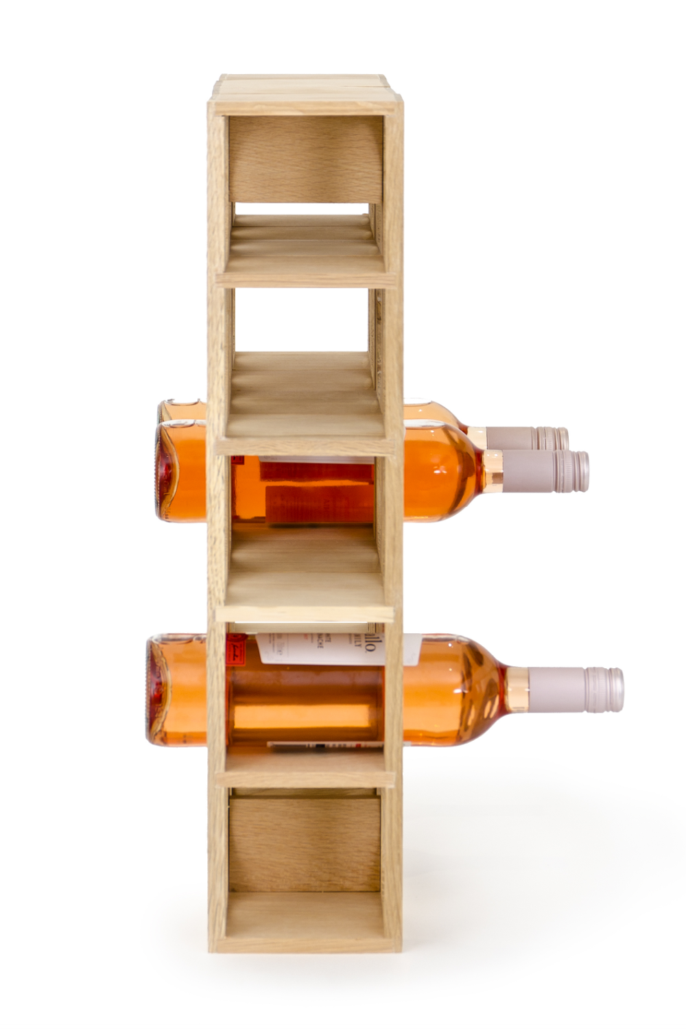 Natural Oak Wine Bottle Rack | Oroa.com