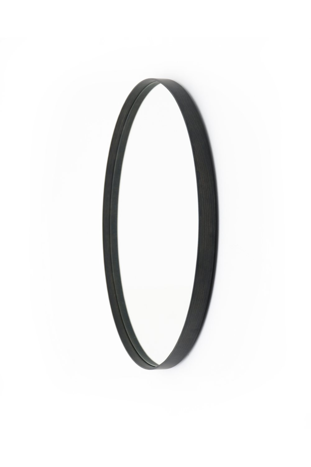 Oak Wooden Round Wall Mirror | Wireworks Glance 660 | Oroa.com