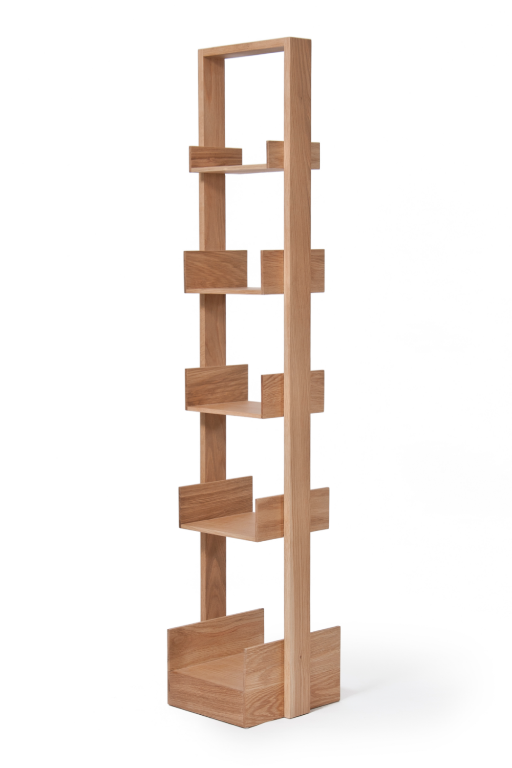 Wooden Five-Shelf Freestanding Bookcase | Oroa.com