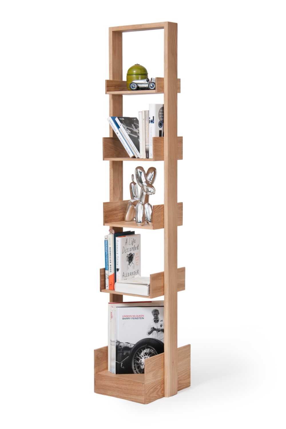 Wooden Five-Shelf Freestanding Bookcase | Oroa.com