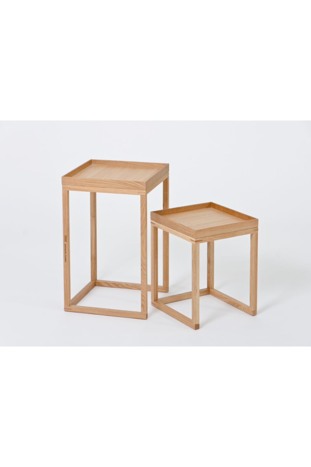 Wooden Nesting Side Table Set | Wireworks | Oroa.com