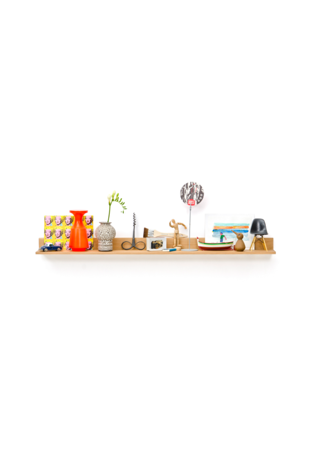 Wooden Wall Display Shelf | Wireworks Curio | Oroa.com