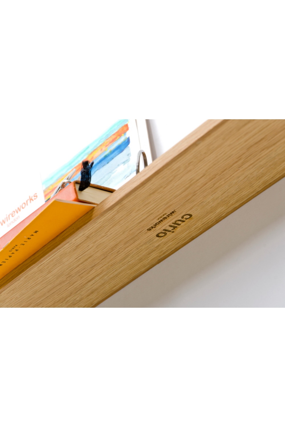 Wooden Wall Display Shelf | Wireworks Curio | Oroa.com