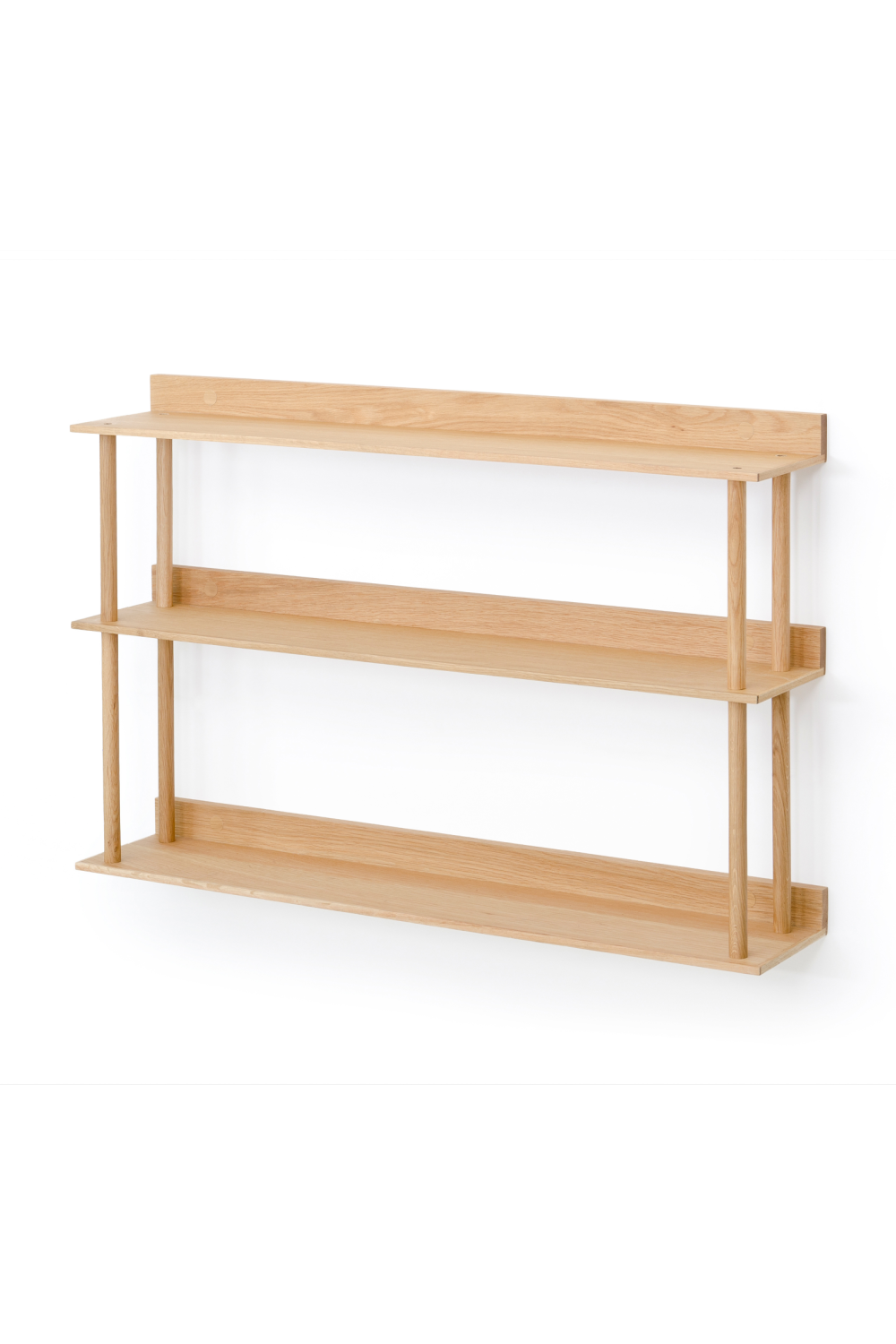 3 Level Wooden Wall Shelf | Wireworks Platform 3 | Oroa.com