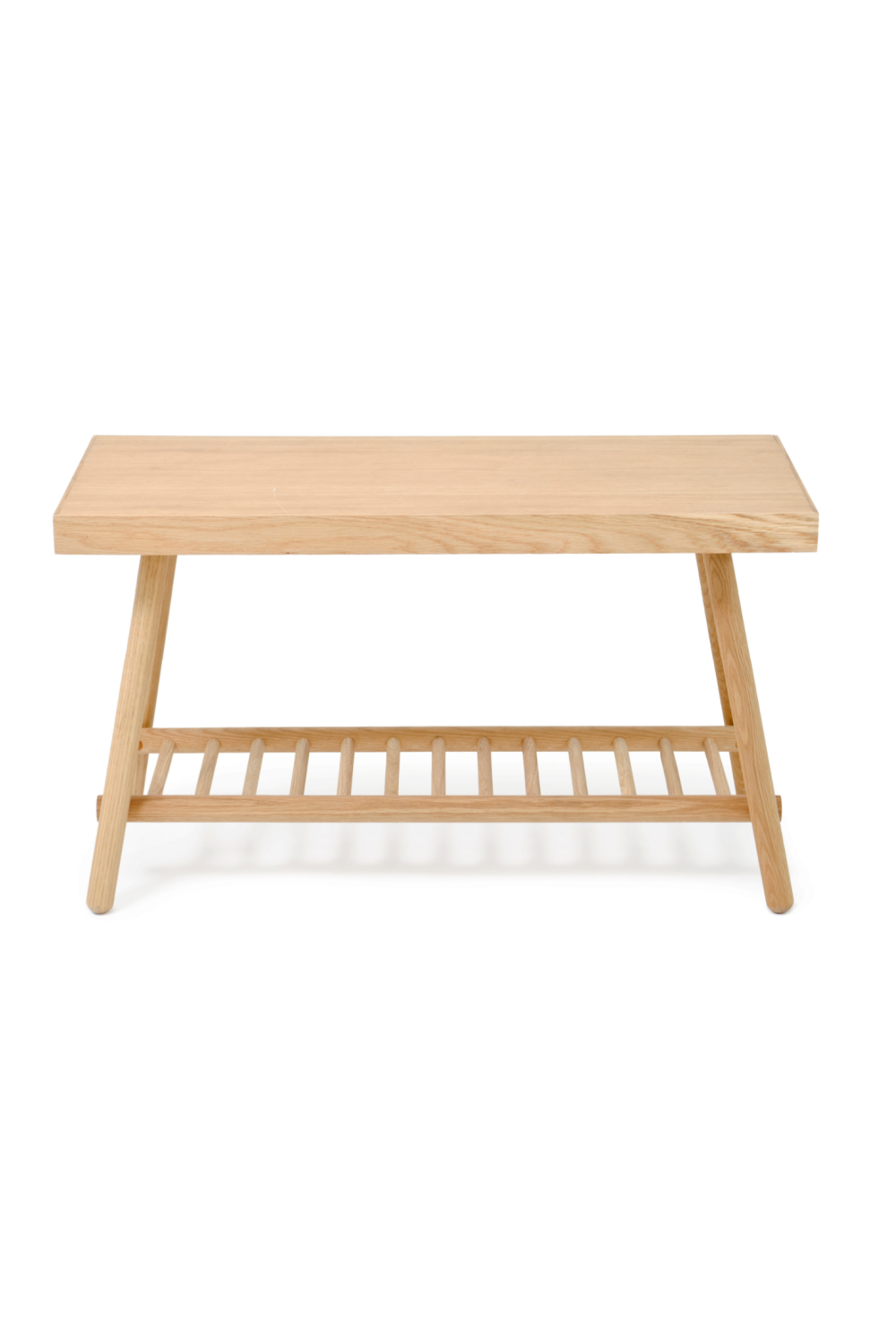 Oak Spindle Storage Bench | Wireworks | Oroa.com