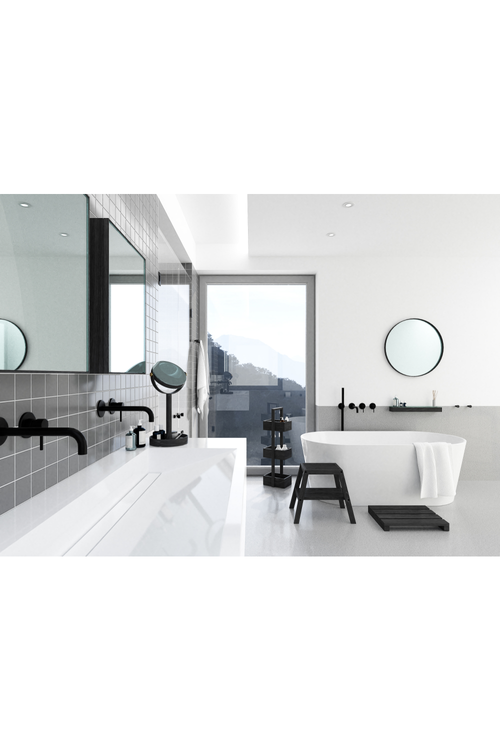 3 Tray Oak Storage Caddy | Wireworks Caddy Mezza