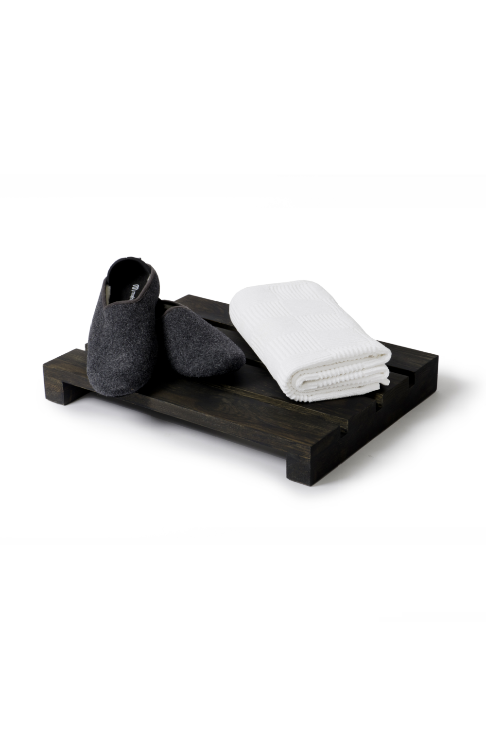 Oak Duckboard Bath Mat | Wireworks Apartment | Oroa.com