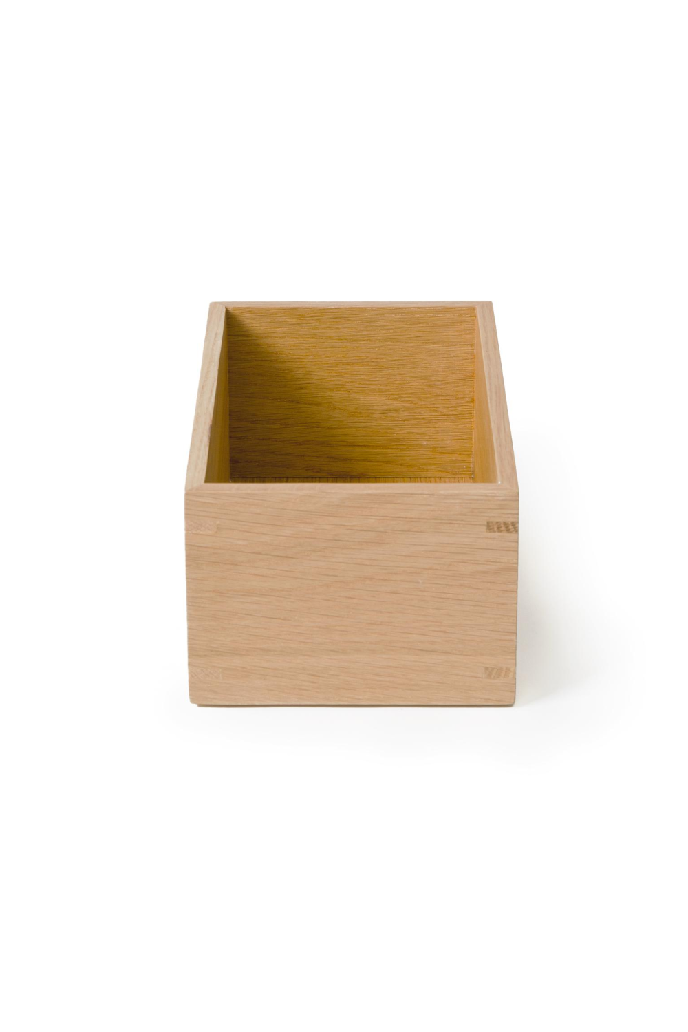 Rectangular Oak Bathroom Storage Box | Wireworks Mezza | Oroa.com