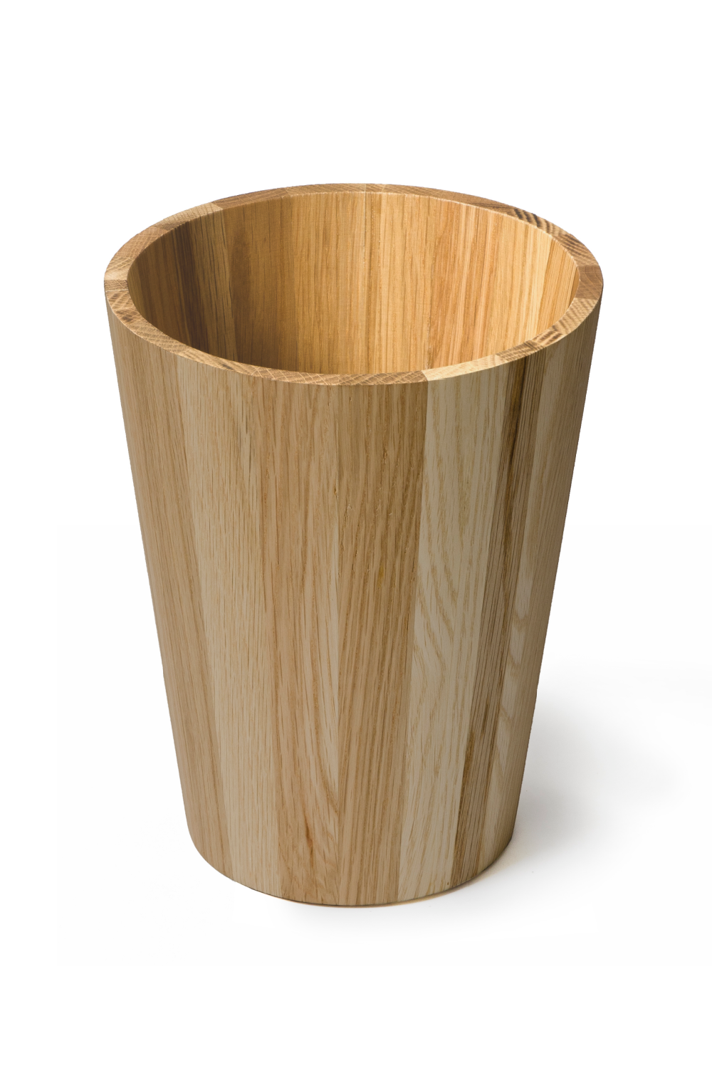 Round Oak Bathroom Bin | Wireworks Mezza | Oroa.com