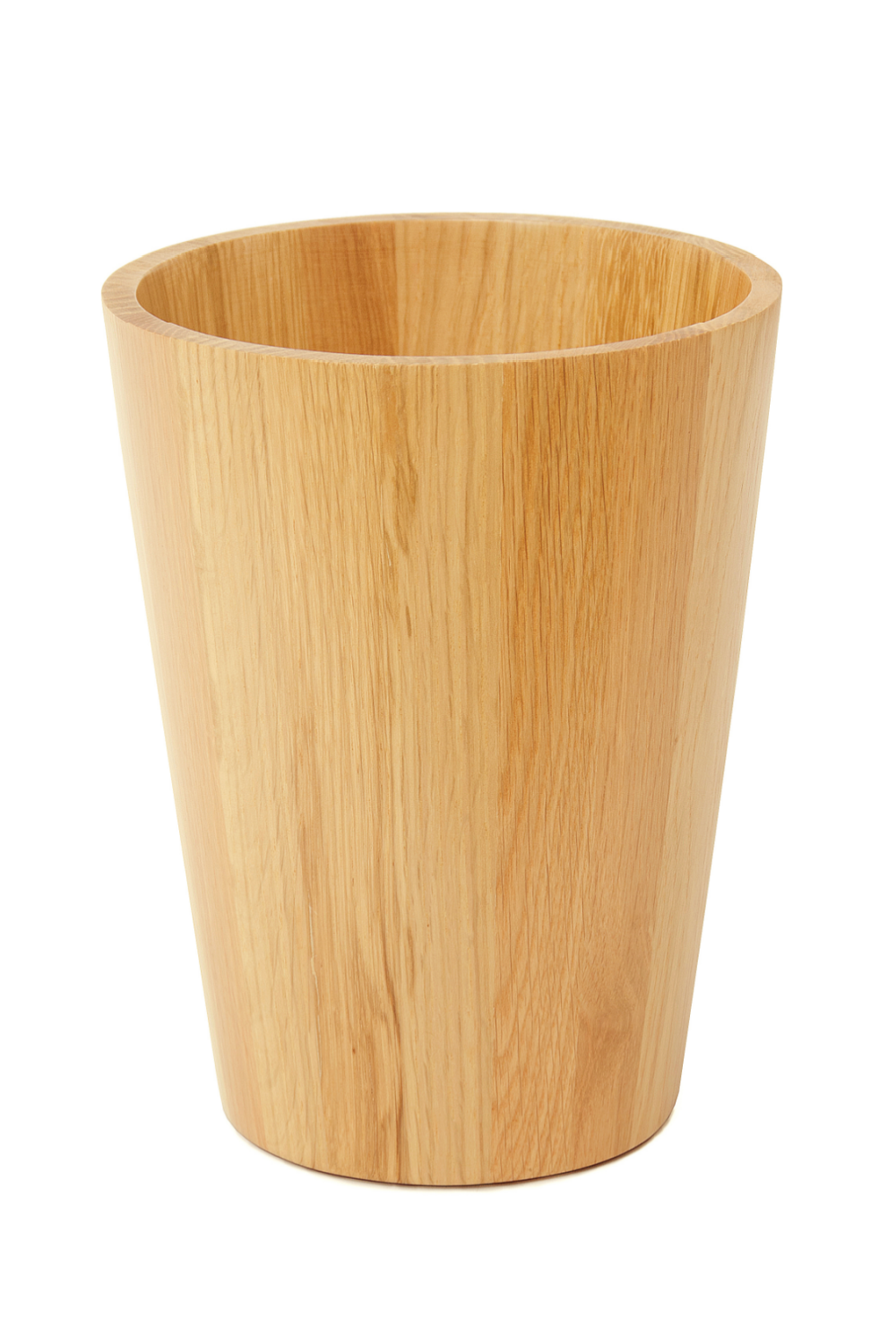 Round Oak Bathroom Bin | Wireworks Mezza | Oroa.com