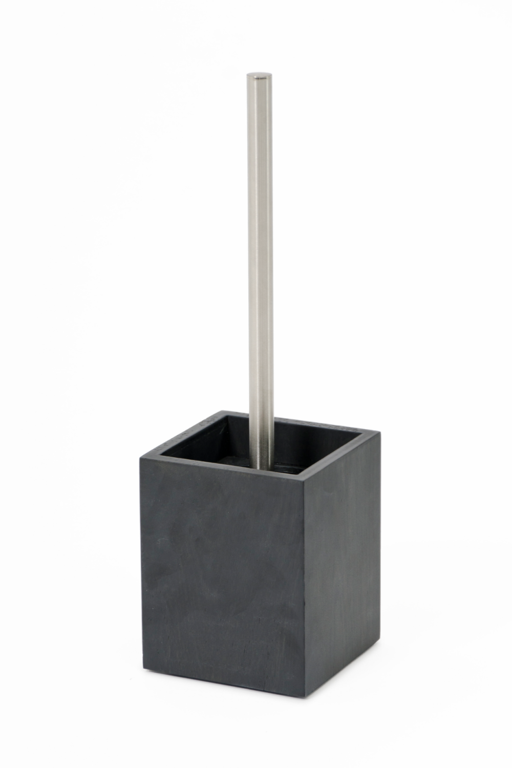 Oak Square Toilet Brush Holder Set | Wireworks Cosmos | Oroa.com