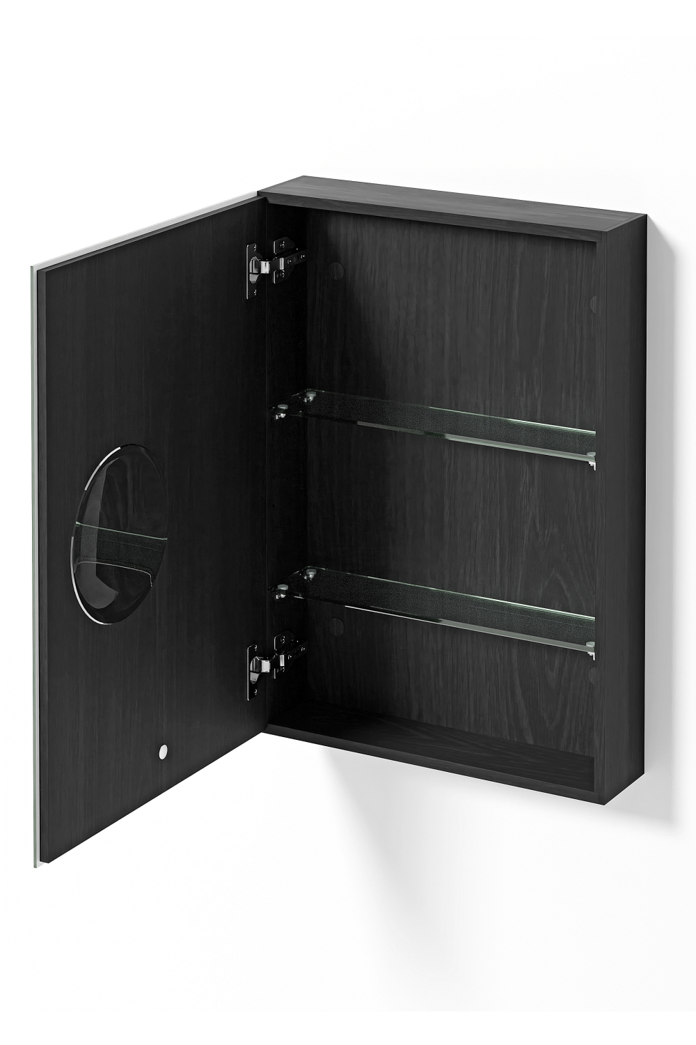 Wooden Bathroom Mirror Cabinet | Wireworks Magnifier | Oroa.com