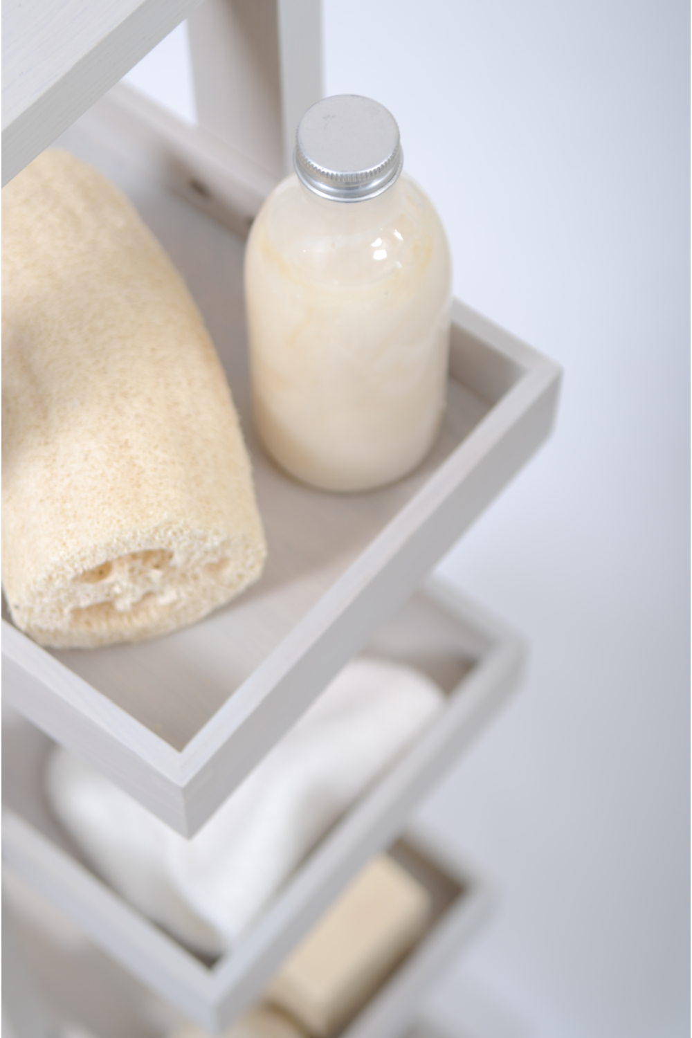 Oak 4 Tray Portable Storage Caddy | Wireworks Quattro | Oroa.com