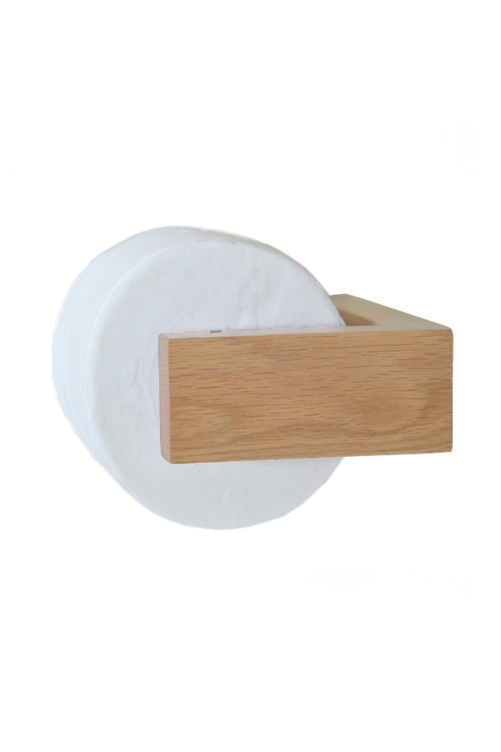 Oak Wall Toilet Roll Holder | Wireworks | Oroa.com