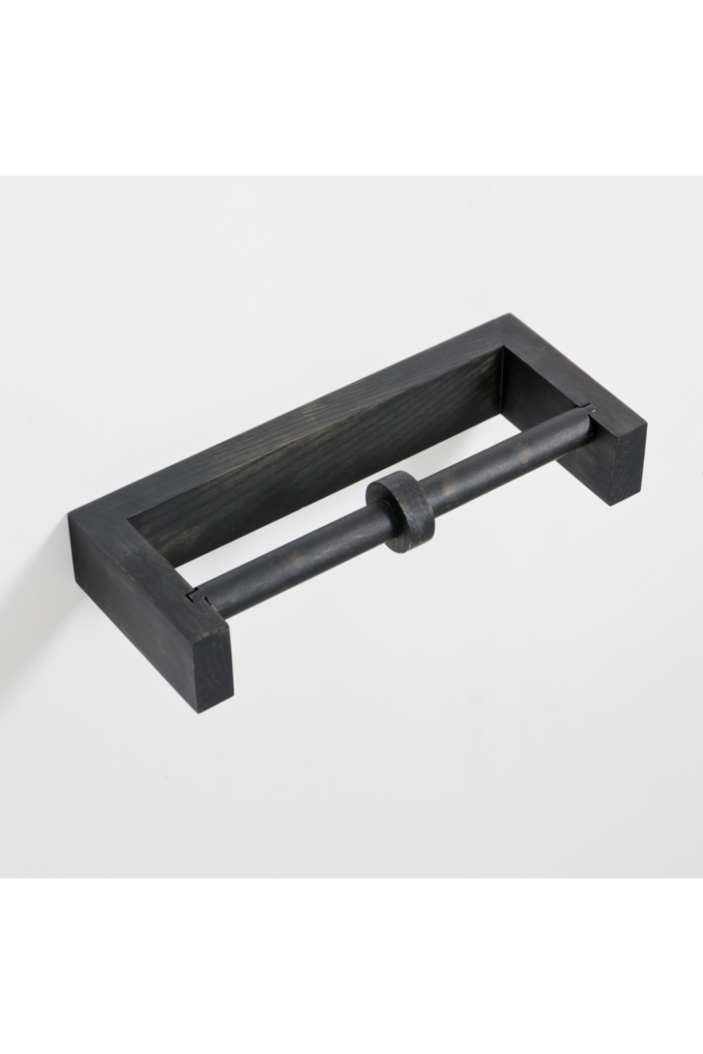 Oak Wall Double Toilet Roll Holder | Wireworks | OROA