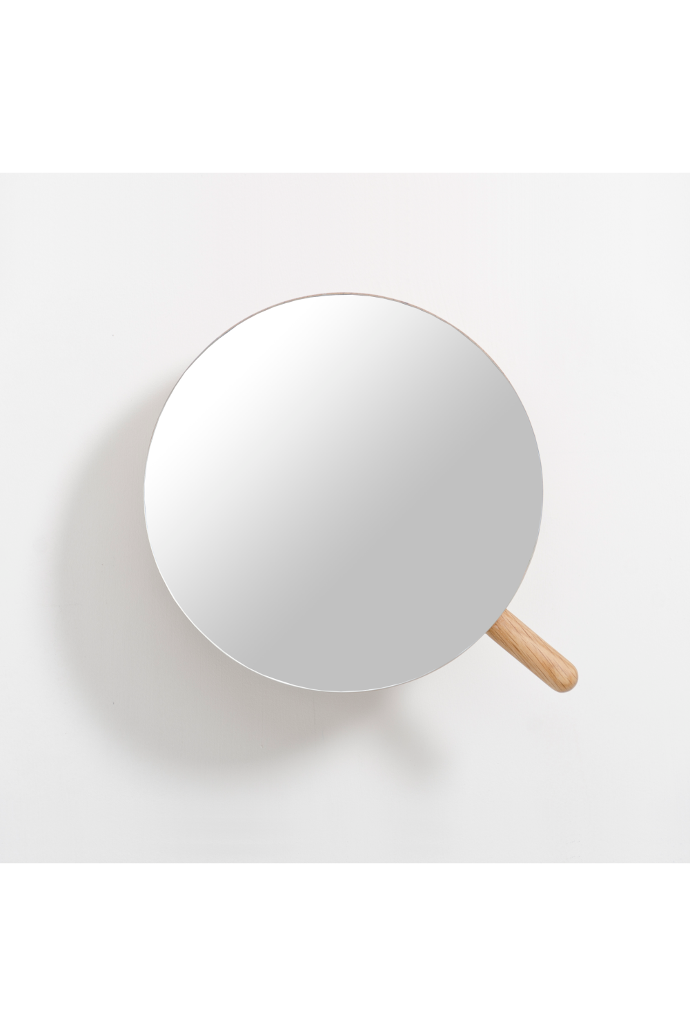 Oak Wall Magnifying Vanity Mirror | Wireworks | Oroa.com