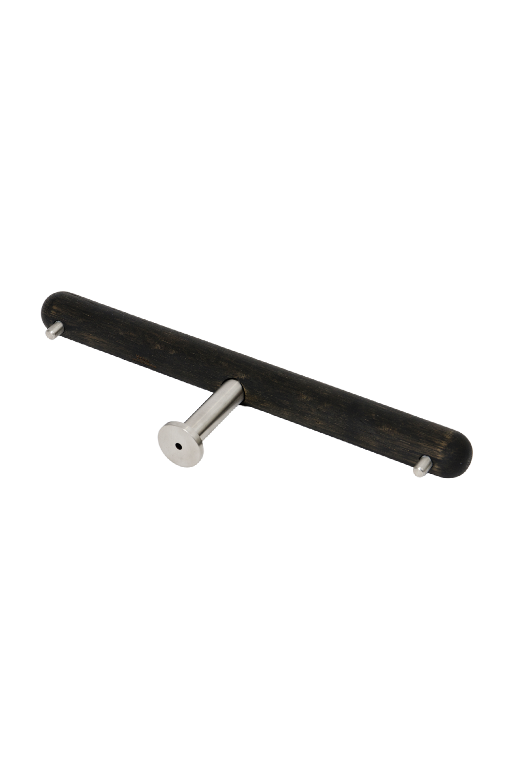 Black Wooden Toilet Roll Holder | Wireworks Yoku | Oroa.com