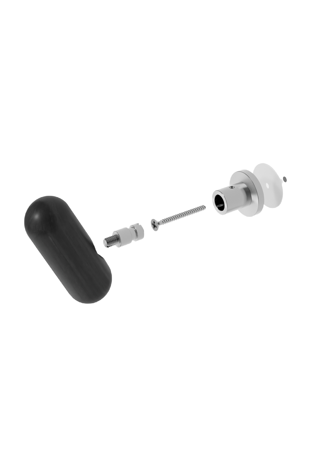 Contemporary Wooden Hook | Wireworks Yoku | Oroa.com