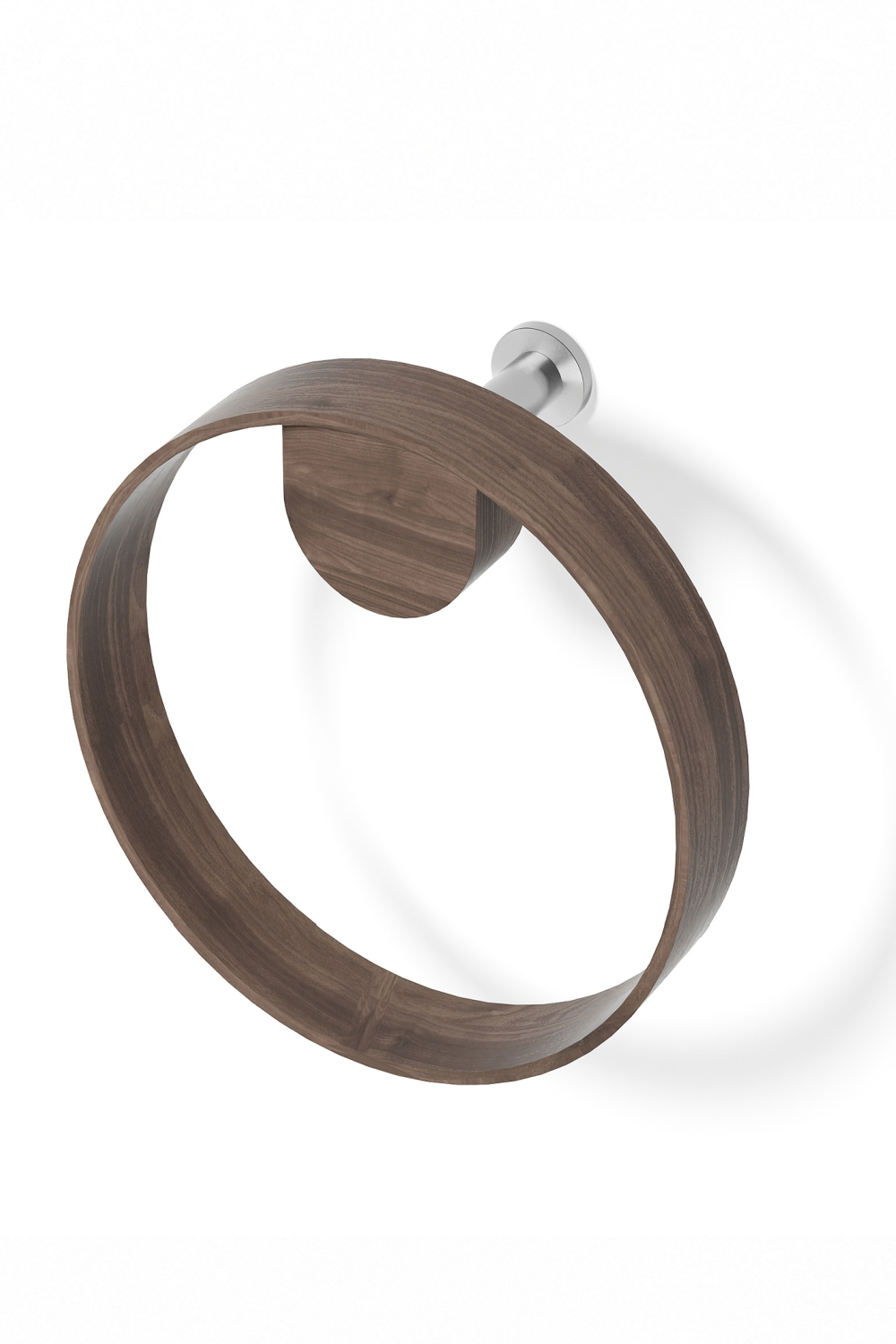 Wooden Ring Towel Holder | Wireworks Yoku | Oroa.com