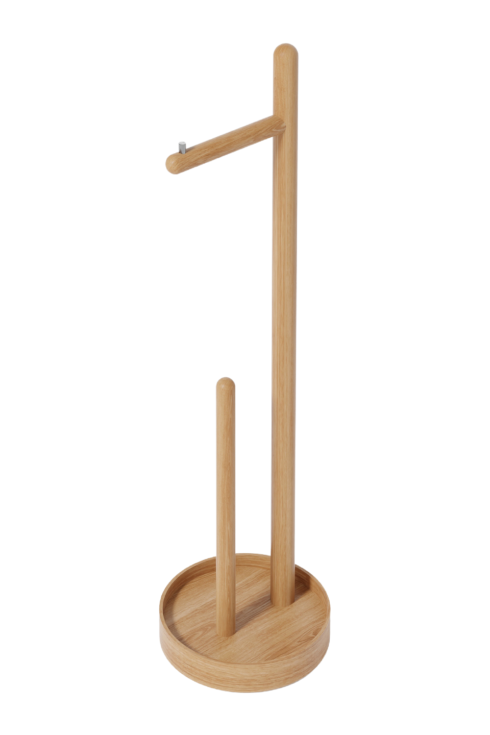 Wooden Minimalist Roll Holder | Wireworks Yoku | Oroa.com