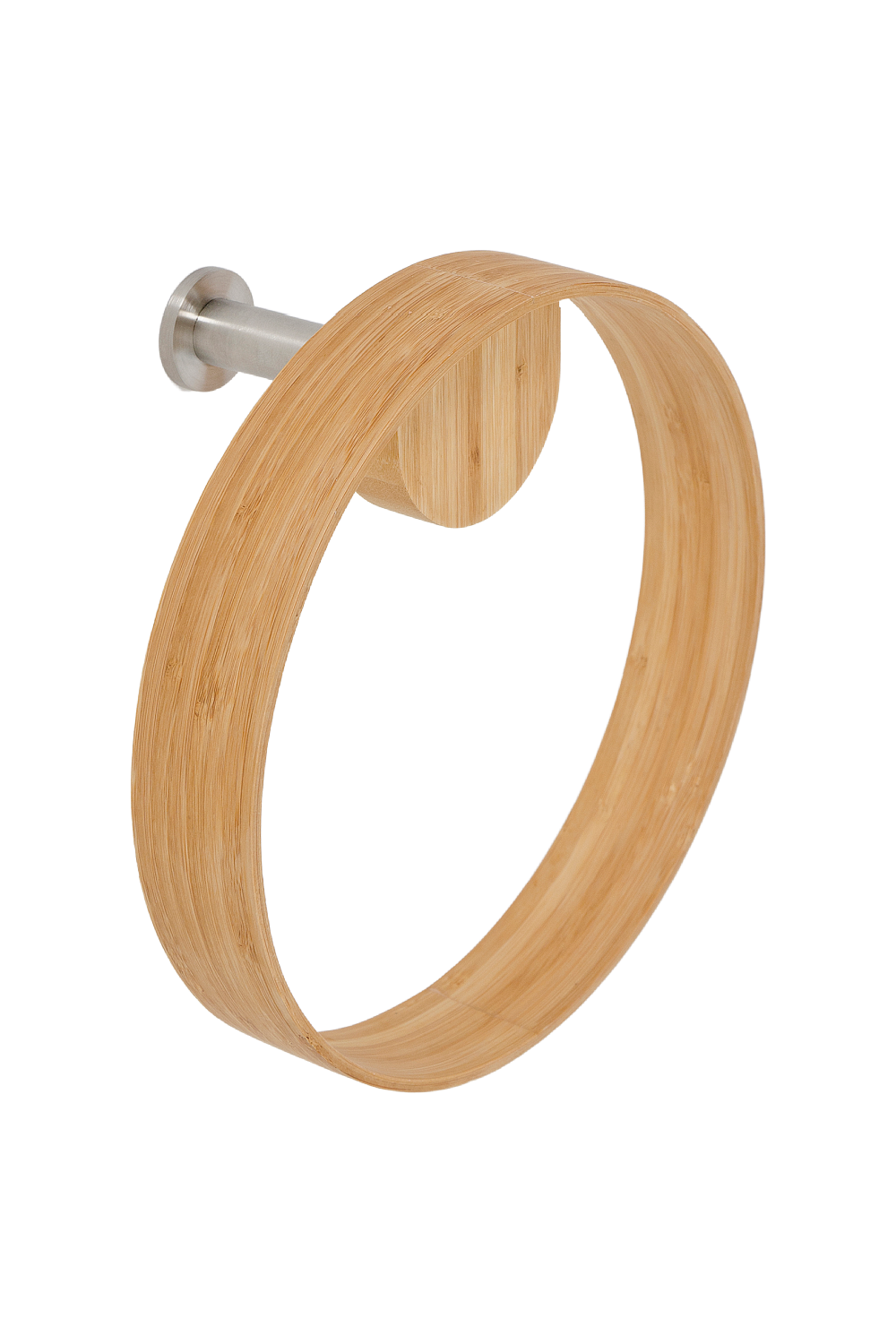Wooden Ring Towel Holder | Wireworks Yoku | Oroa.com