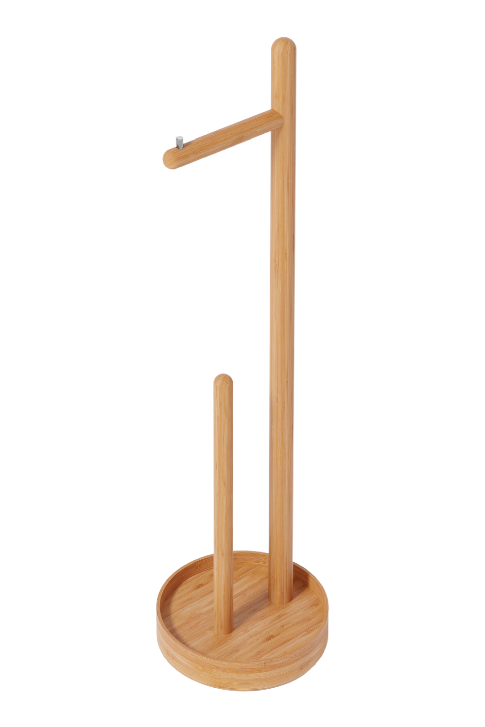 Wooden Minimalist Roll Holder | Wireworks Yoku | Oroa.com