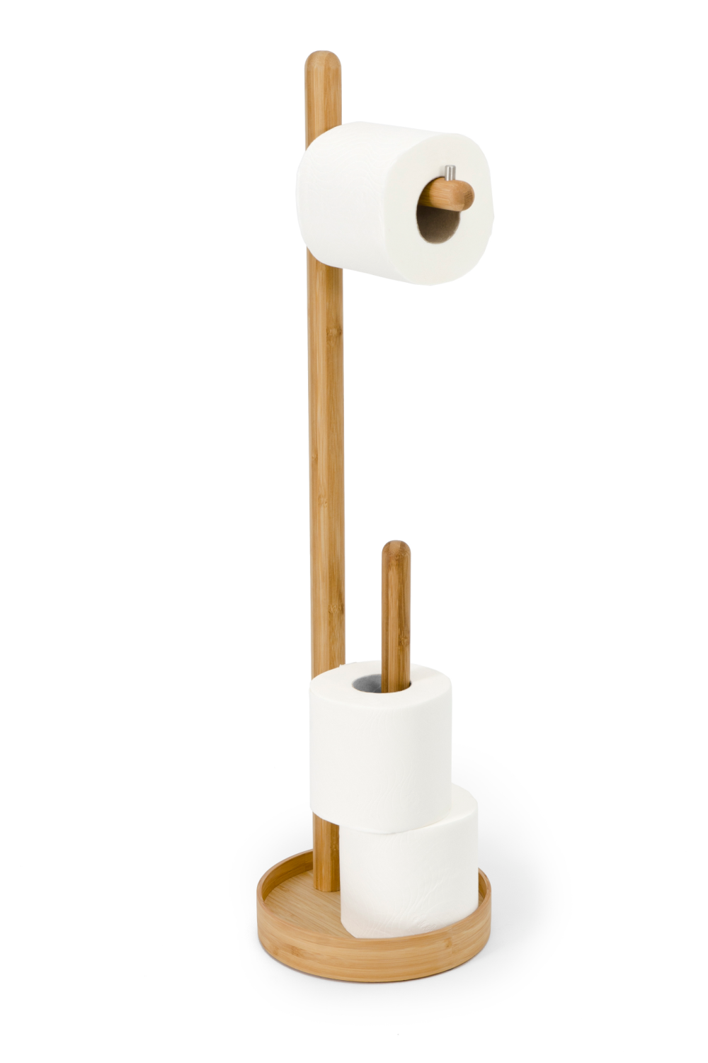 Wooden Minimalist Roll Holder | Wireworks Yoku | Oroa.com