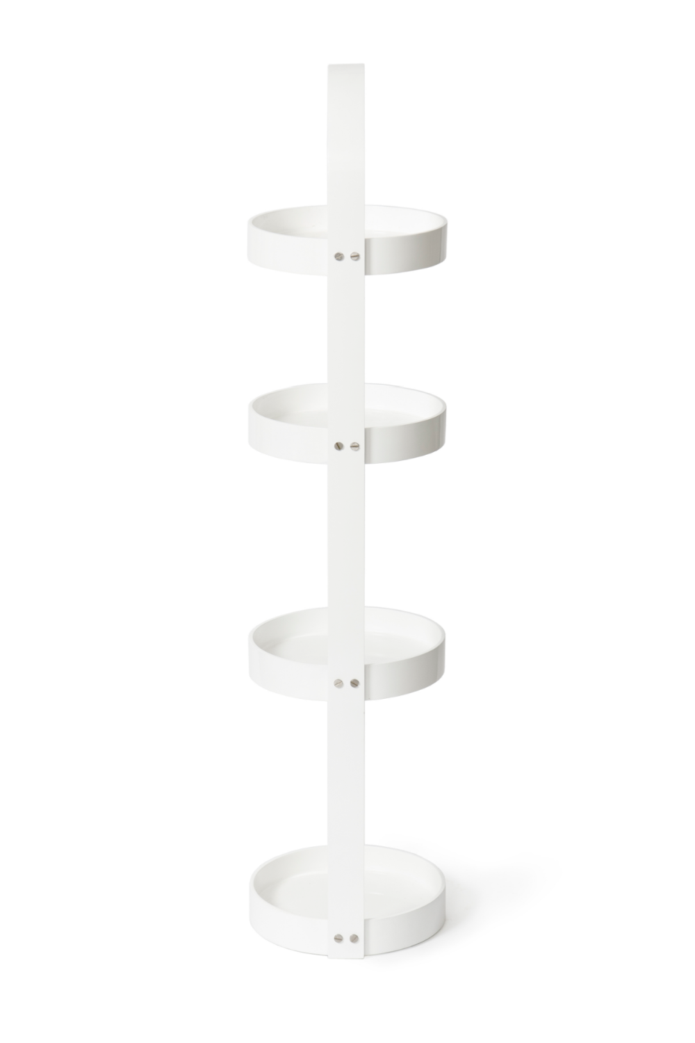 Beech Wood 4 Tray Round Storage Caddy | Wireworks Mezza | Oroa.com